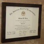 Diplomate certificate 