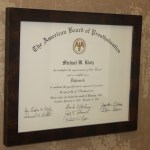 Diplomate certificate 
