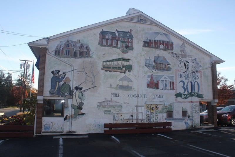 Mural painted on the side of the {PRACTICE_NAME} office building