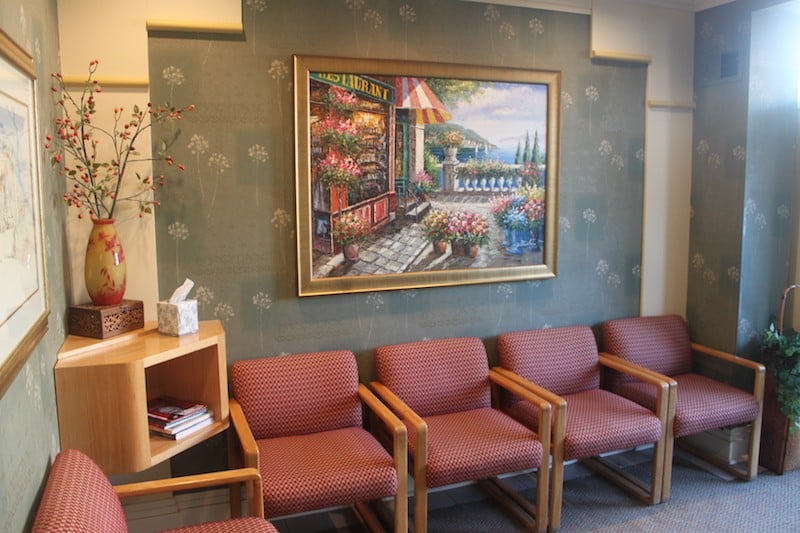 Patient waiting room {PRACTICE_NAME}